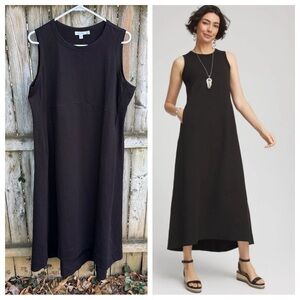 Chico’s NWT Maxi or Midi Sleeveless Tank Dress high waist 3P XL Petite XLP
